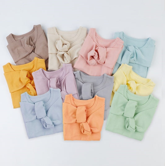 Long-Sleeve Pajamas Cheese Cotton/Modal (긴팔내의 치즈 모달스판)