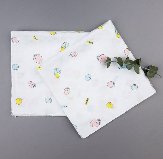 Baby Handkerchief Scarf Roots Bamboo 5pcs (신생아 손수건 루츠 밤부 5매)