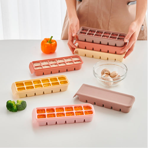 Double-Sealed Silicone Cube Tray - 12P (15ml x 12구)
