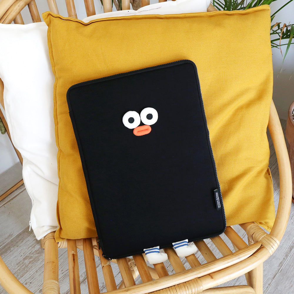 Brunch Brother Laptop Pouch (13-inch)- Black