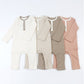 Long-Sleeve Baby Onesie Ribbed Cotton/Modal (긴팔우주복 미들골지 모달스판)