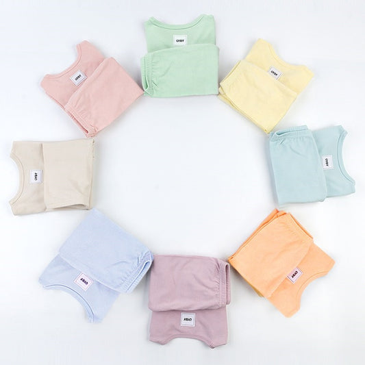 Long-Sleeve Pajamas Cheese Cotton/Modal (긴팔내의 치즈 모달스판)