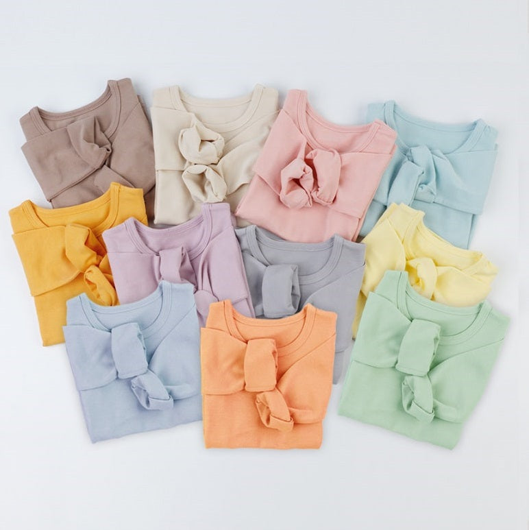 Long-Sleeve Pajamas Cheese Cotton/Modal (긴팔내의 치즈 모달스판)