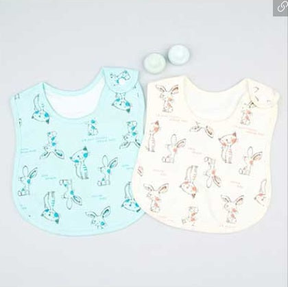 Baby Bibs Efrang Croquis Cotton (신생아 턱받이 크로키 순면)