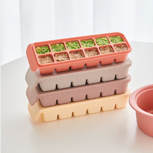 Double-Sealed Silicone Cube Tray - 12P (15ml x 12구)