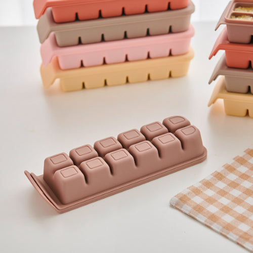 Double-Sealed Silicone Cube Tray - 12P (15ml x 12구)