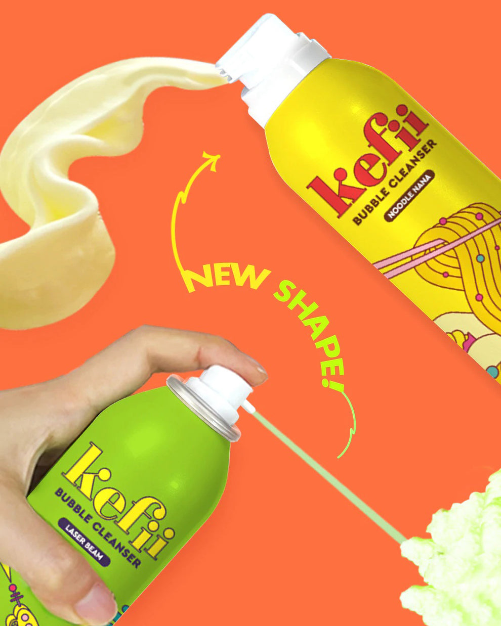 Bubble Cleanser 300ml (Noodle / Laser) Bubbly Lovely