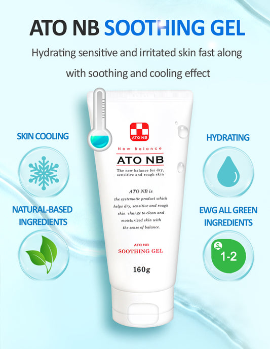 ATO NB Baby Soothing Gel, Lotion, Cream, Bath & Shampoo for dry, sensitive and rough skin