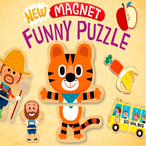 Magnetic Funny Puzzle - 5 options